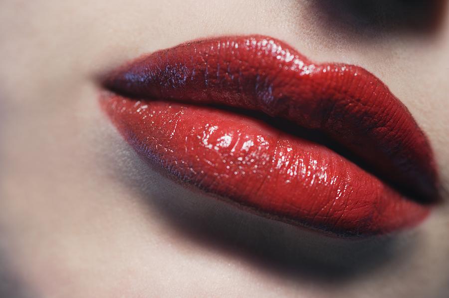 Closeup Of Womans Lips Photograph By Darren Greenwood Fine Art America