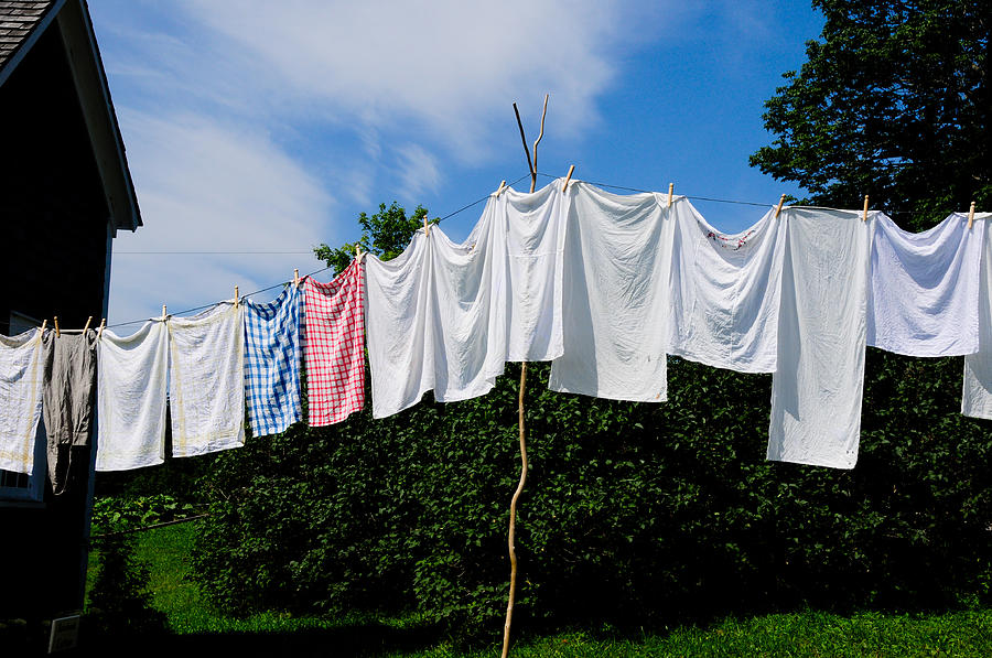 Canada Photograph - Clothes Line by Don and Bonnie Fink Canada Photograph - Clothes Line by Don and Bonnie Fink