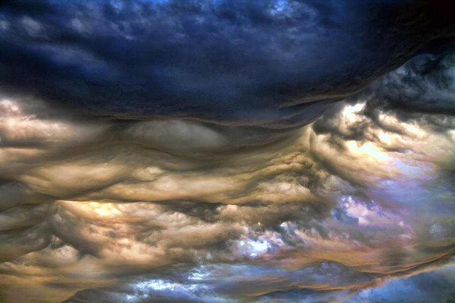 Mammatus Clouds Photograph - Cloud 1227 by Carolyn Fletcher