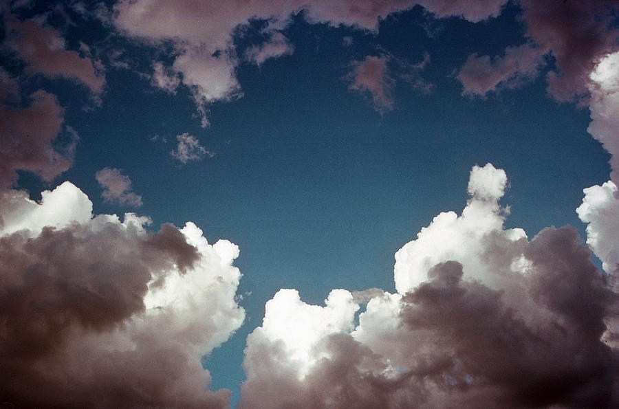 Blue Photograph - Hole in the Clouds by Jim Cotton Blue Photograph - Hole in the Clouds by Jim Cotton