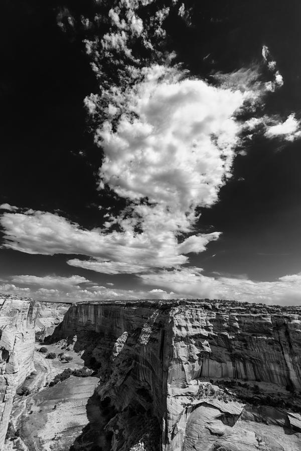 Cloud and Canyon Canyon de Chelly Navajo Nation Chinle Arizona- Photograph by Silvio Ligutti