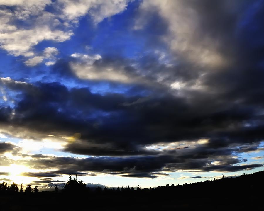 Cloud Blue Sky Sunset 25234 Photograph by Jerry Sodorff