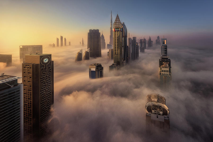 Cloud City Photograph by Javier De La
