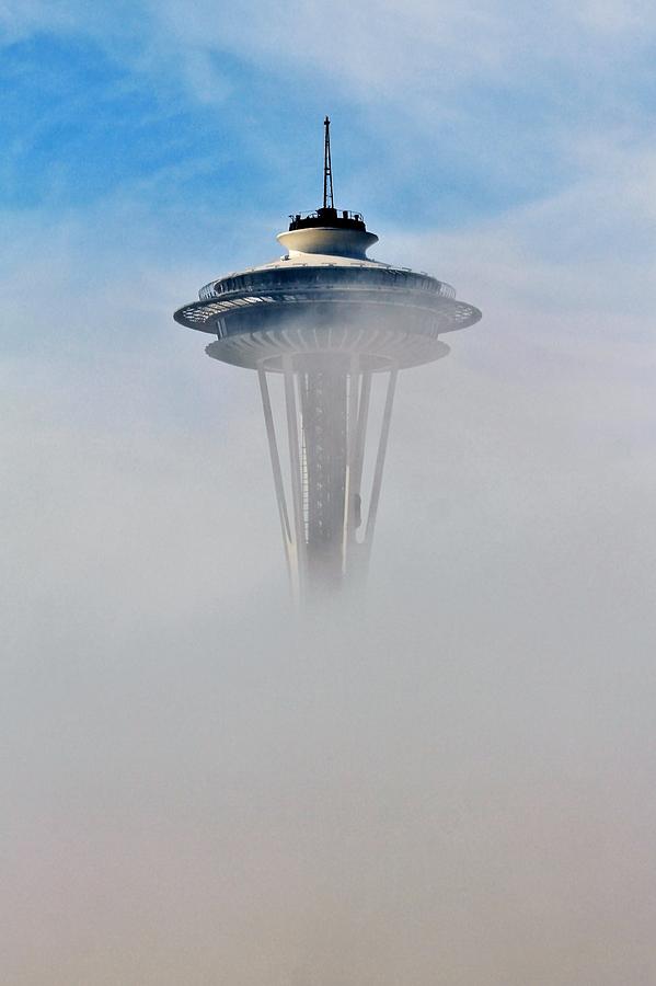 Cloud City Needle Photograph by Benjamin Yeager