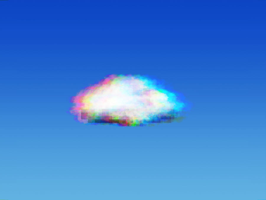 Cloud computing glitch Photograph by Flavio Coelho