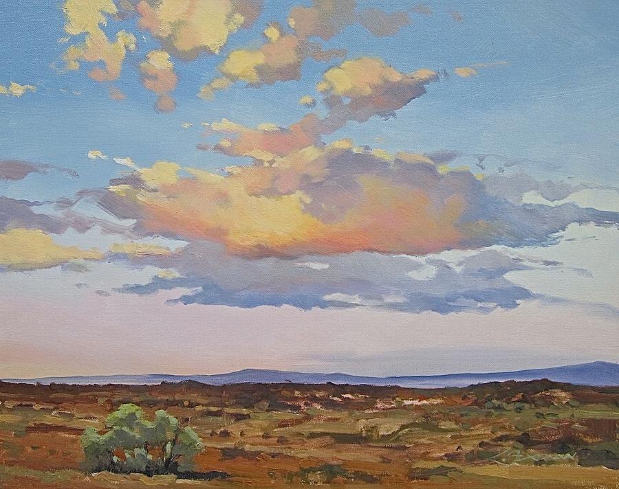 Desert Painting - Cloud Cover by Lynne Fearman