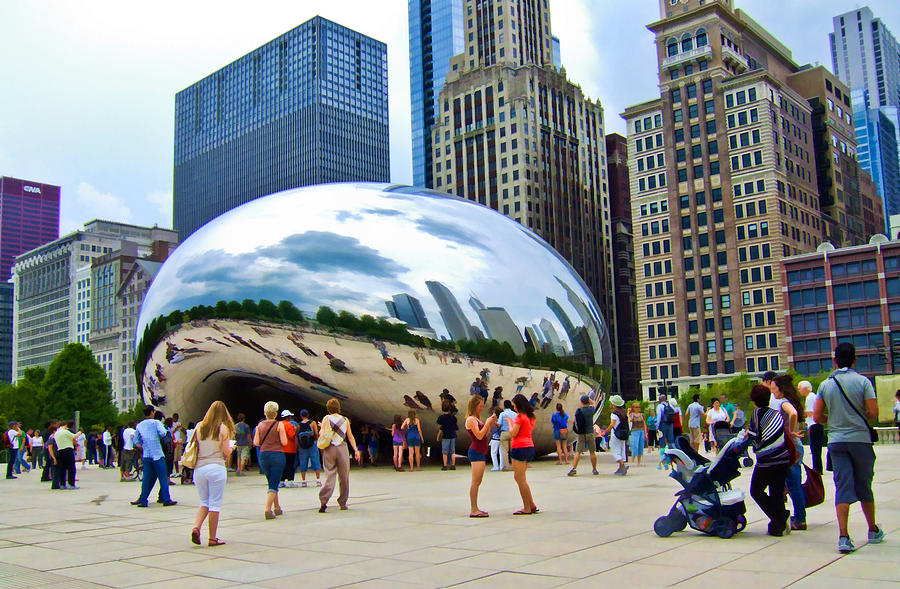 Cloud Gate Photograph by Ginger Wakem