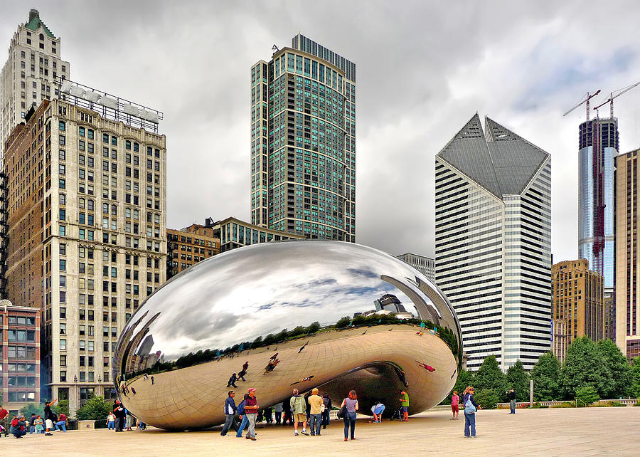 Cloud Gate in Chicago Photograph by Mitchell R Grosky