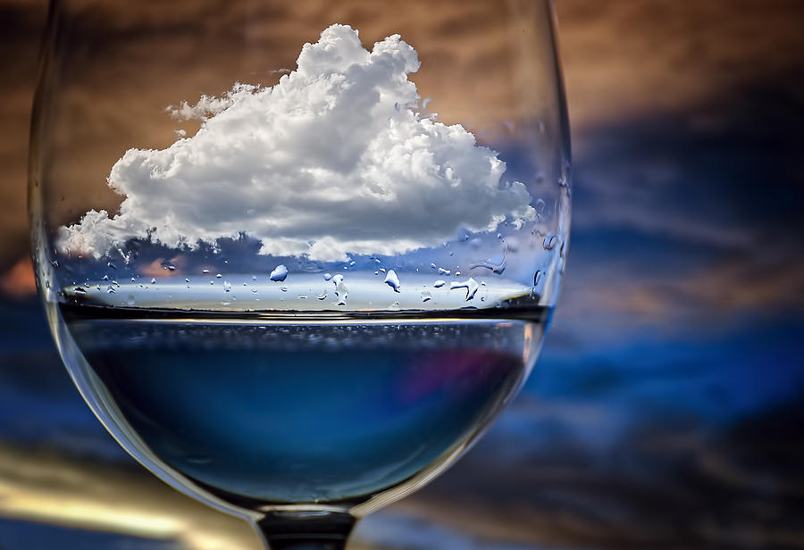 Cloud Photograph - Cloud In A Glass by Chechi Peinado