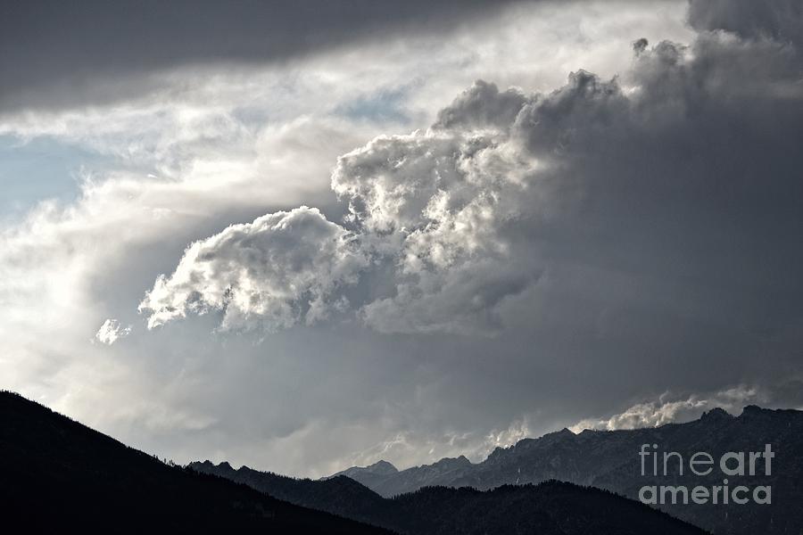 Cloud Over Goat Mountain Photograph by Joseph J Stevens