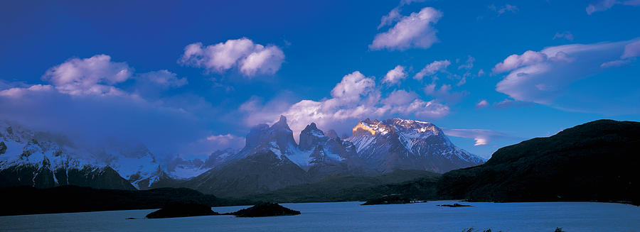 Nature Photograph - Cloud Over Mountains, Towers Of Paine by Panoramic Images