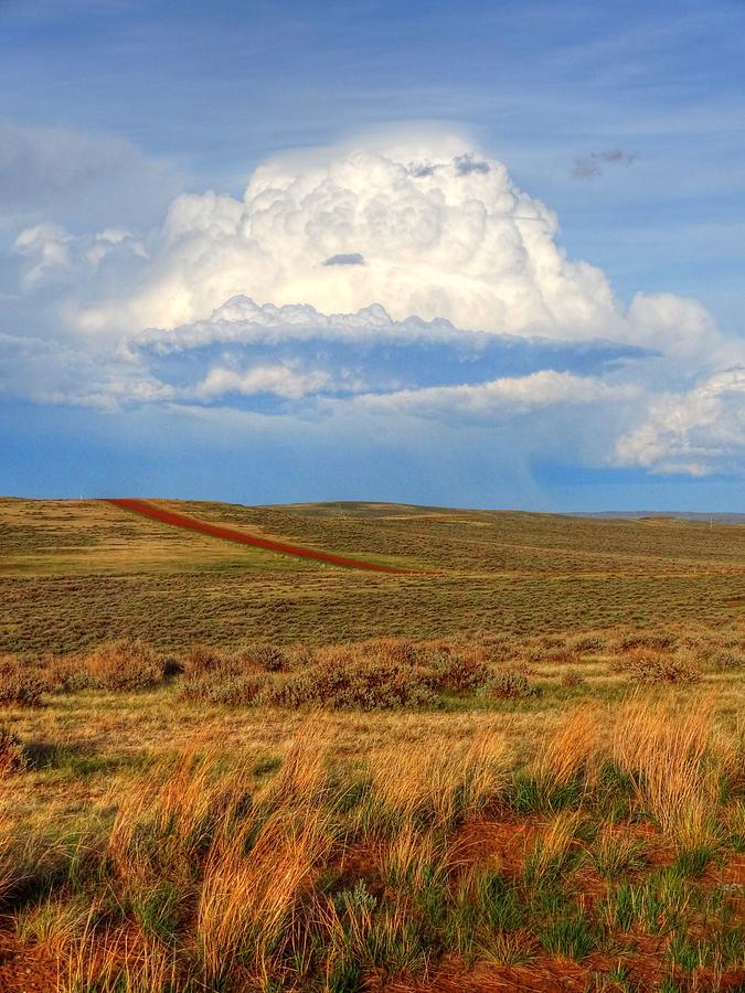 Cloud Over Wyoming I Photograph by Lanita Williams