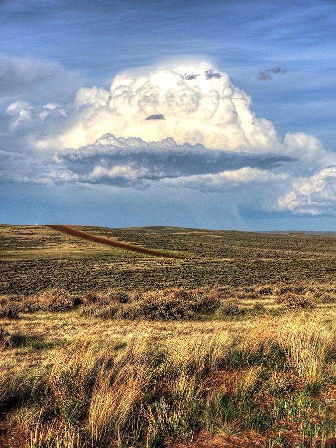 Cloud Over Wyoming II Photograph by Lanita Williams