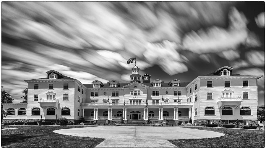 Cloud Painting at the Stanley Hotel Photograph by Tony Locke