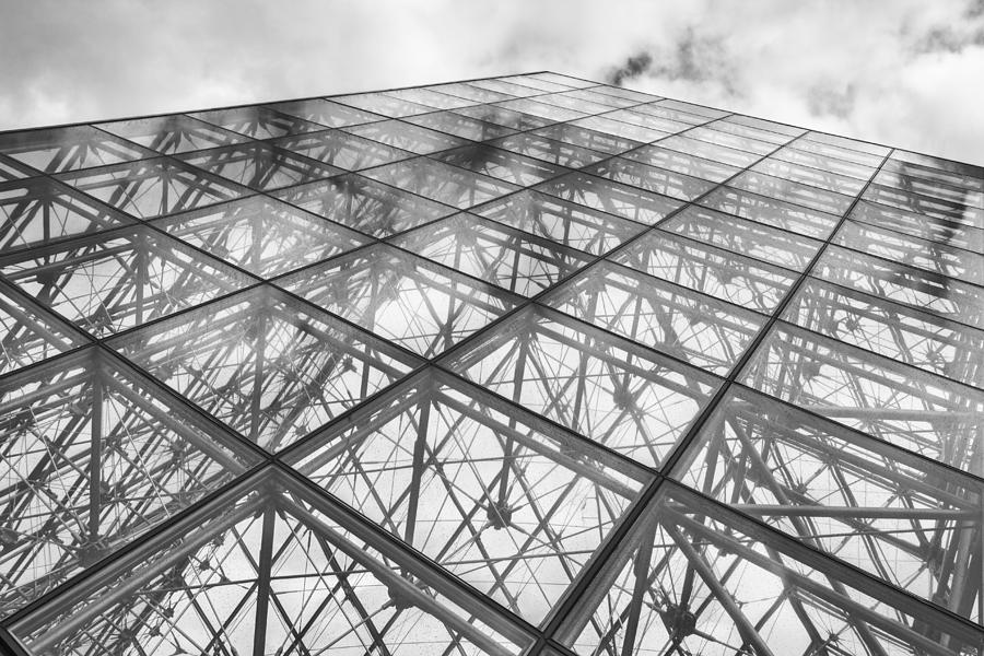 Louvre Photograph - Cloud Pyramid by Georgia Clare