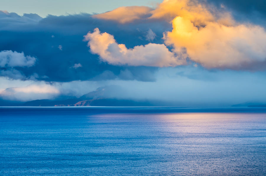 Cloud Reflection On Lake Tahoe Photograph by Marc Crumpler
