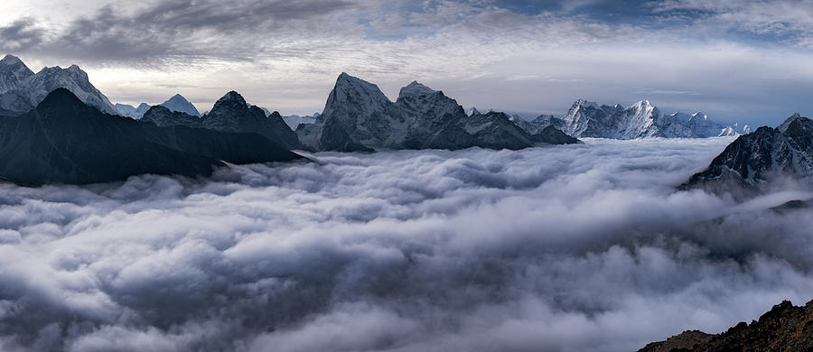 Mountain Photograph - Cloud River by Alexey Kharitonov