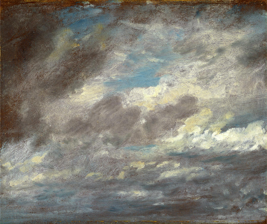 Cloud Study Wild Cloud Study, John Constable Drawing by Litz Collection ...