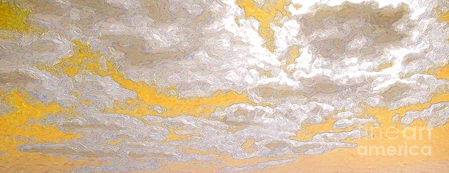 	Cloud Topography Yellow				 Photograph by Ann Johndro-Collins