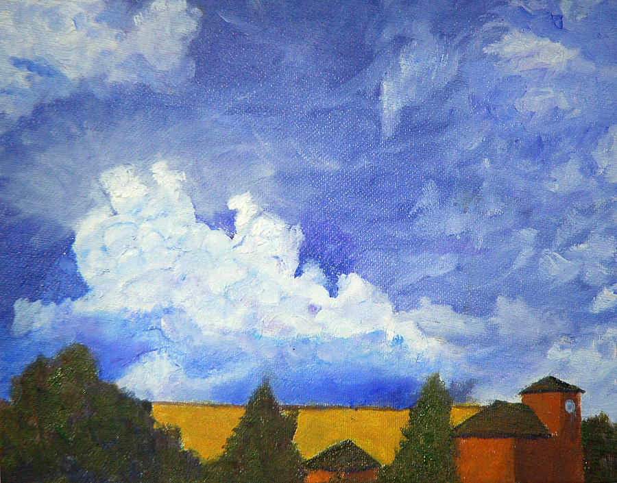 Clouds Painting - Clouds 1 by David Carson Taylor