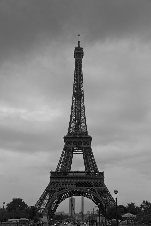 Clouds Above Eiffel Photograph by Maj Seda