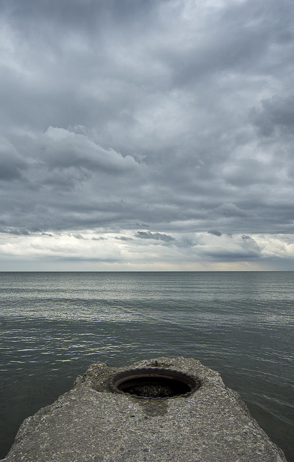 Clouds above Lake Ontario Photograph by Arkady Kunysz