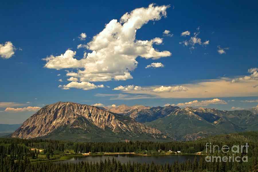 Clouds Above Lost Lake Photograph by Adam Jewell