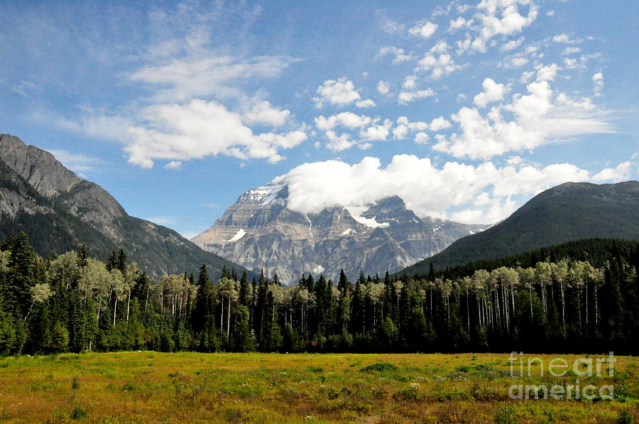 Clouds Above Mount Robson  Photograph by Tatyana Searcy