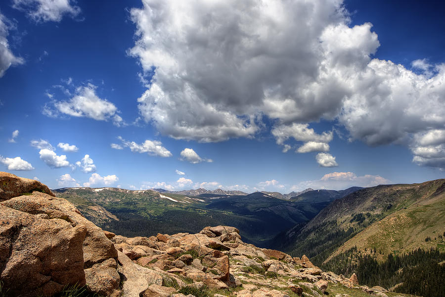Clouds Above The Rockies Photograph by Scott Wood