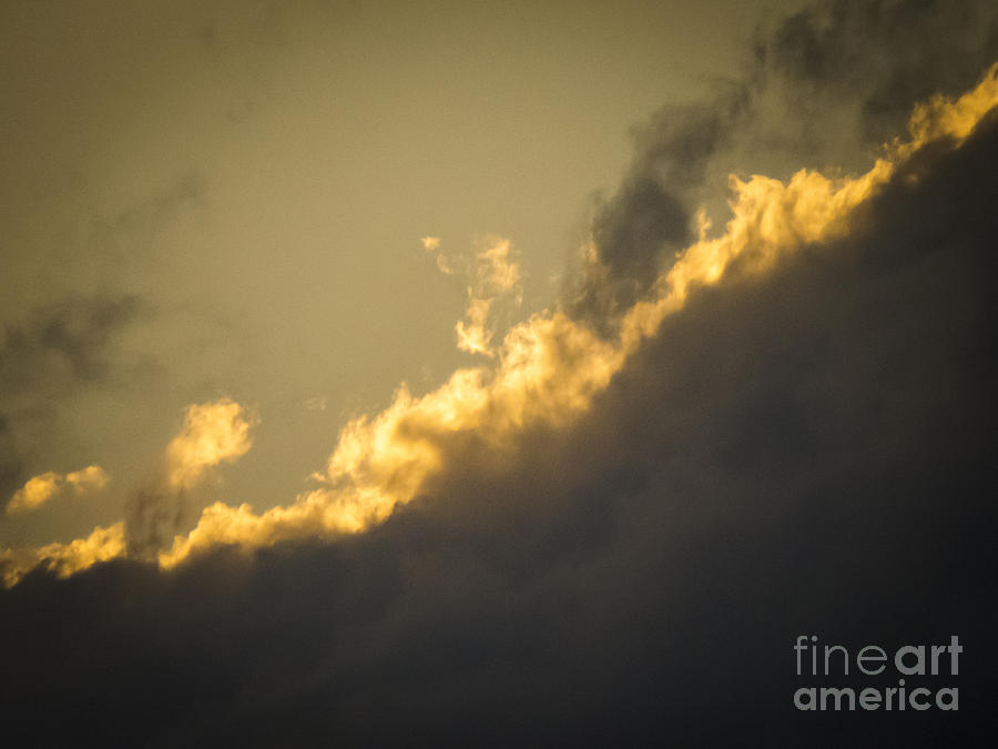 Clouds Afire Photograph by Jon Munson II