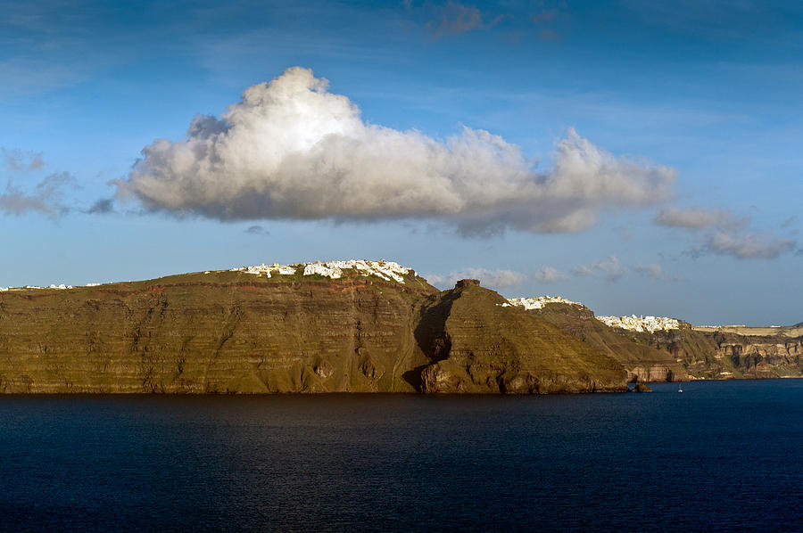 Clouds and cliffs Photograph by Gary Eason