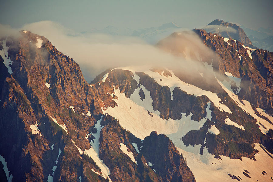 Clouds And Mountains Photograph by Christopher Kimmel