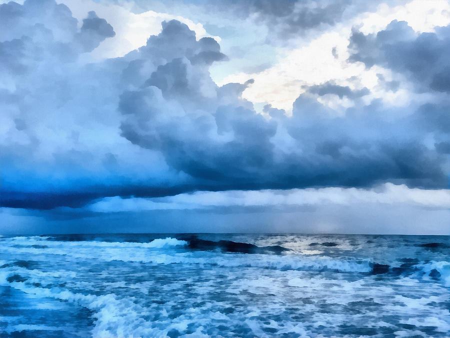 Clouds and Sea Photograph by CarolLMiller Photography