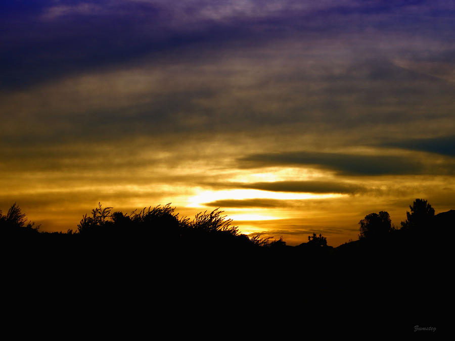 Clouds at Sunset Photograph by David Zumsteg