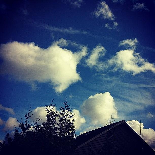 Portland Photograph - #clouds #cloudporn #cloudscape by Karen Clarke