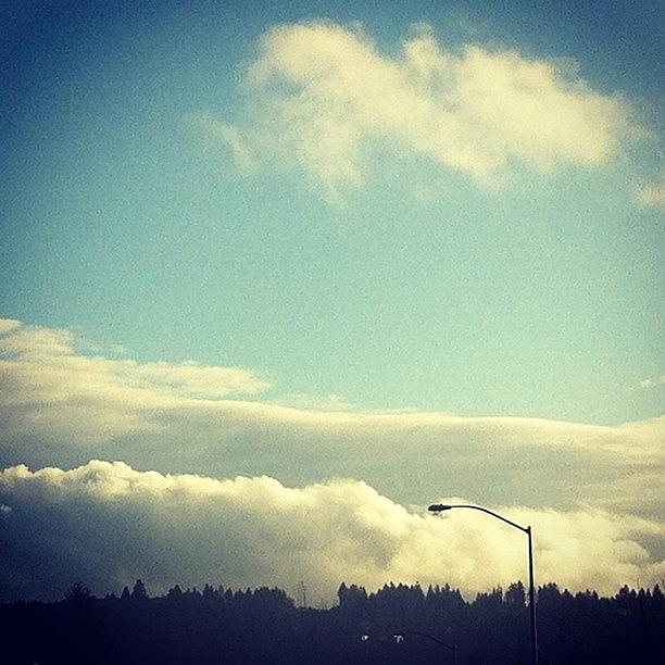 Portland Photograph - #clouds #cloudporn #skyscape #skyporn by Karen Clarke