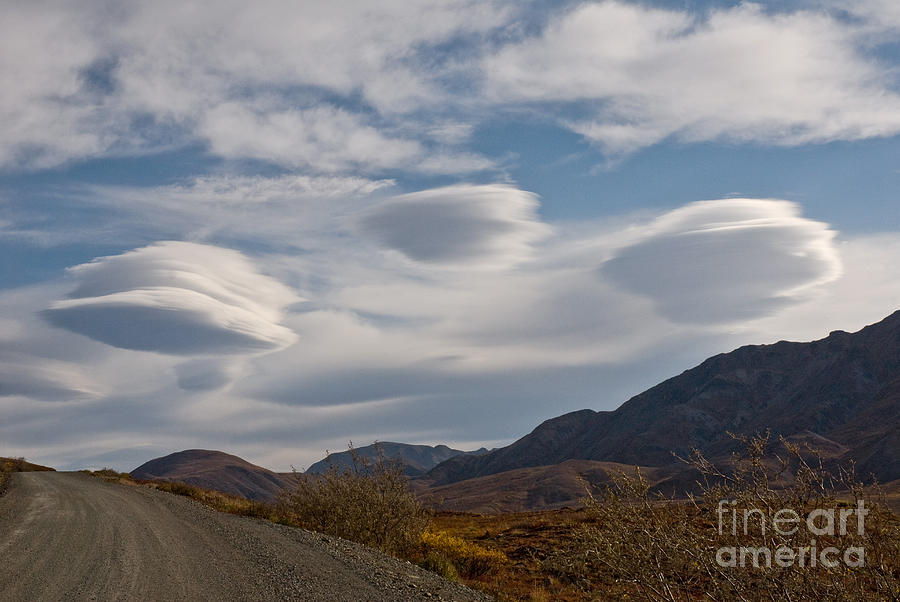 Denali National Park Photograph - Clouds, Denali Natl Park by Ron Sanford