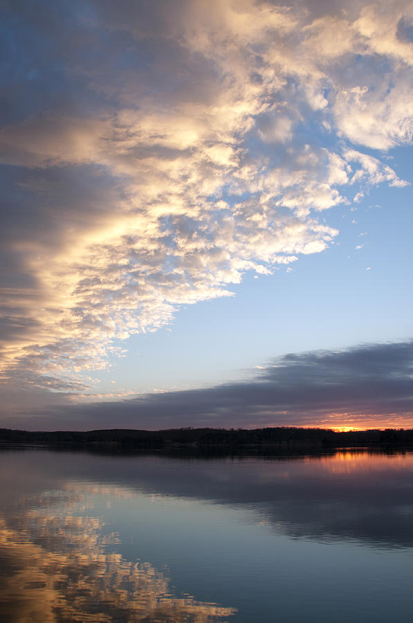 Clouds Encroaching on Sunrise Photograph by Ann Jackson - Fine Art America