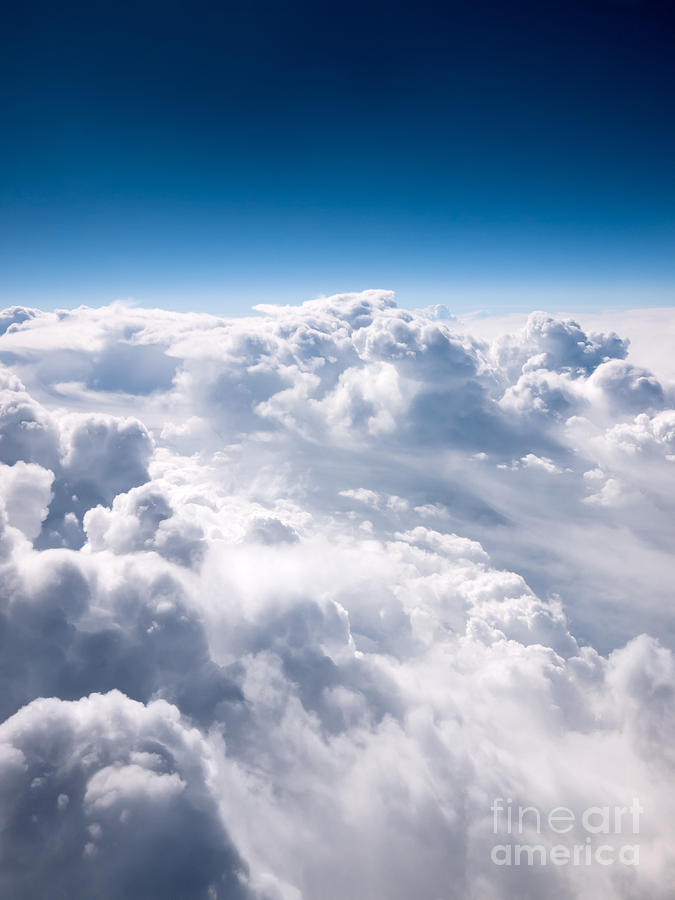 Nature Photograph - Clouds From Above by Paul Velgos