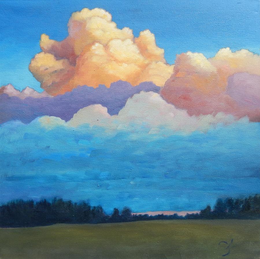 Impressionism Painting - Clouds by Gary Coleman