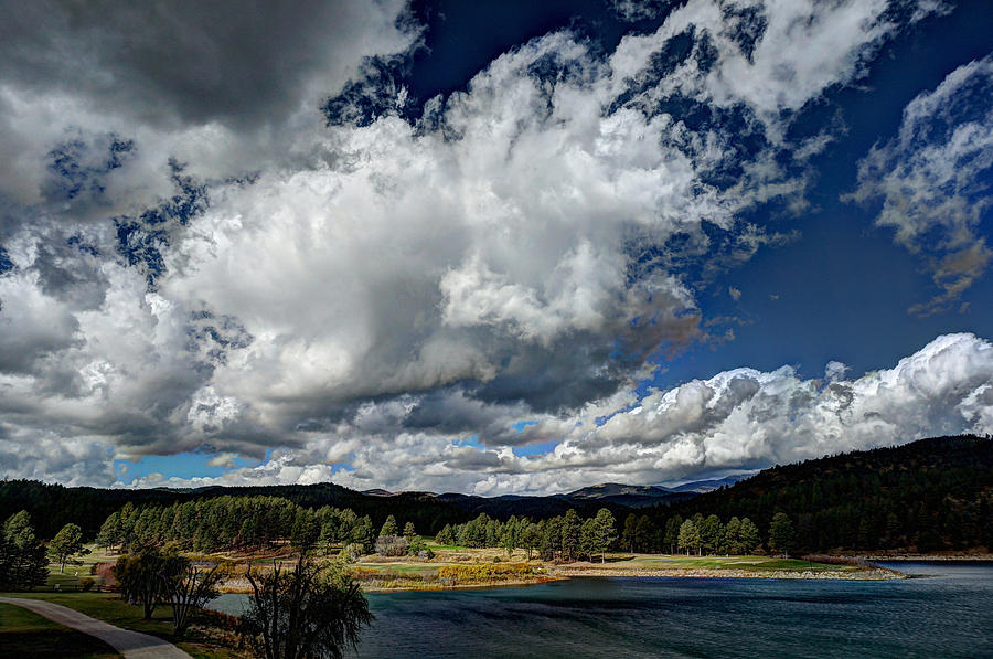 Clouds in Ruidoso NM Photograph by Mark Langford