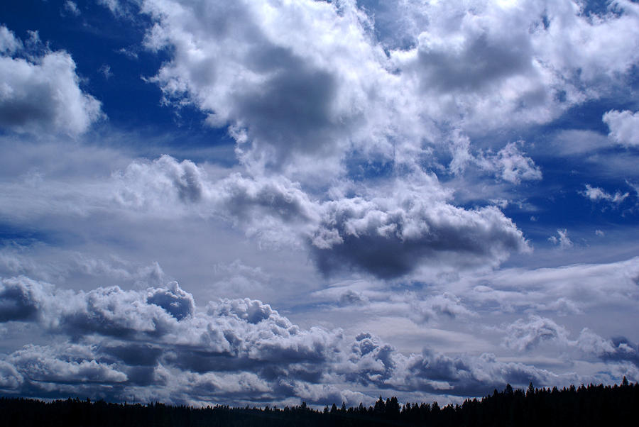 Clouds in Spokane Photograph by Ben Upham III