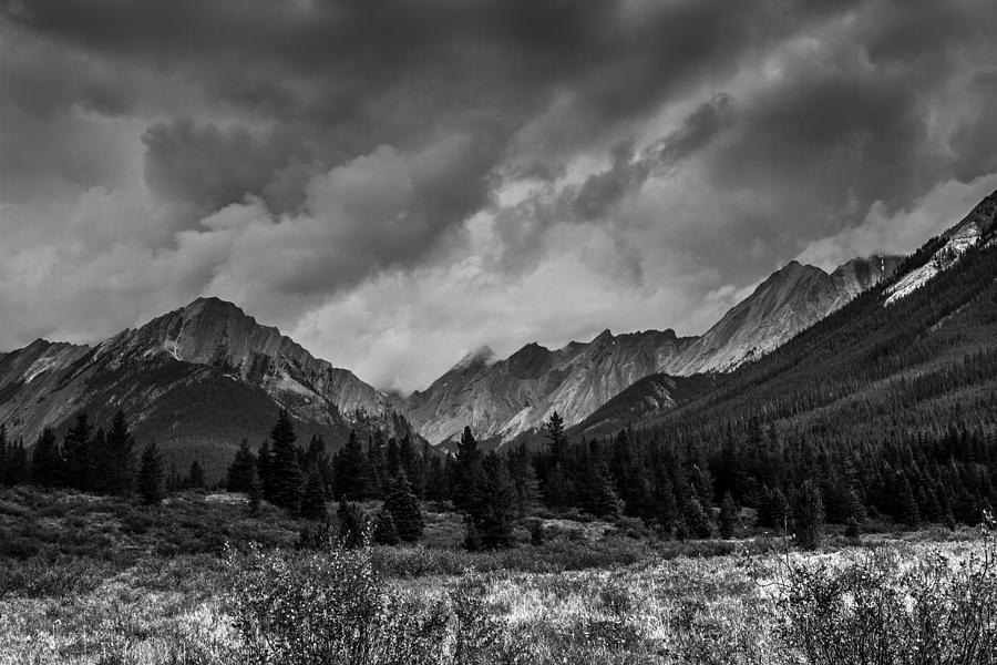 Banff National Park Photograph - Clouds in The Mountain by Maik Tondeur