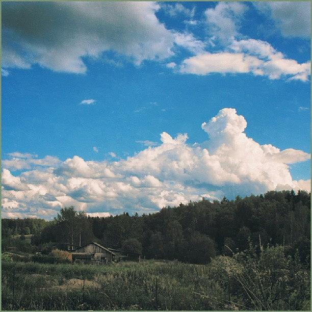 Summer Photograph - #clouds Of #summer. .. #latergram by Linandara Linandara
