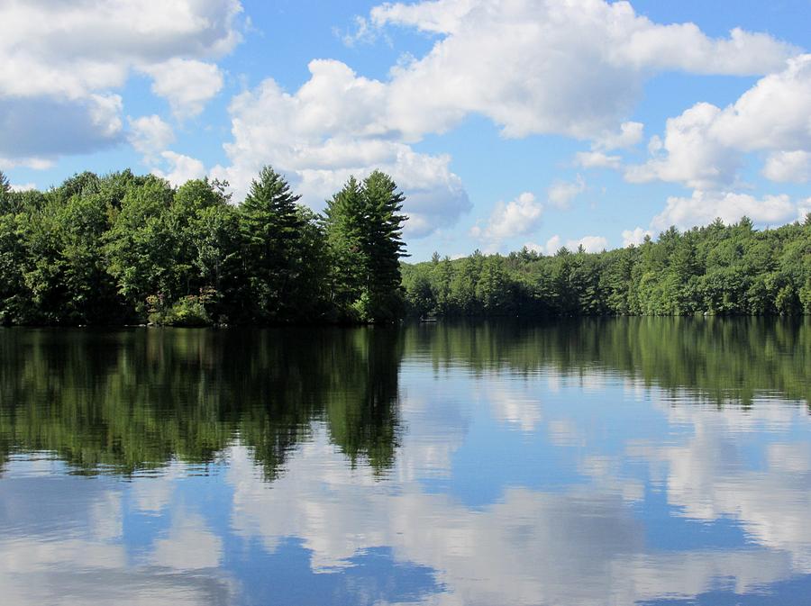 Clouds on Bunganut Lake 1 Photograph by Lynne Miller - Fine Art America