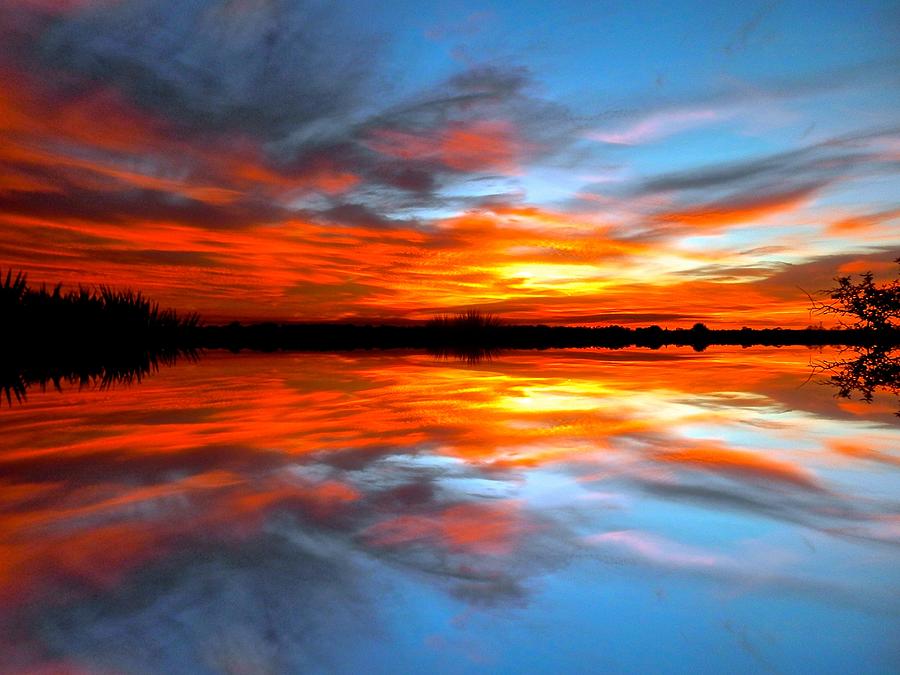 Clouds on Fire Photograph by Joe Wyman - Fine Art America