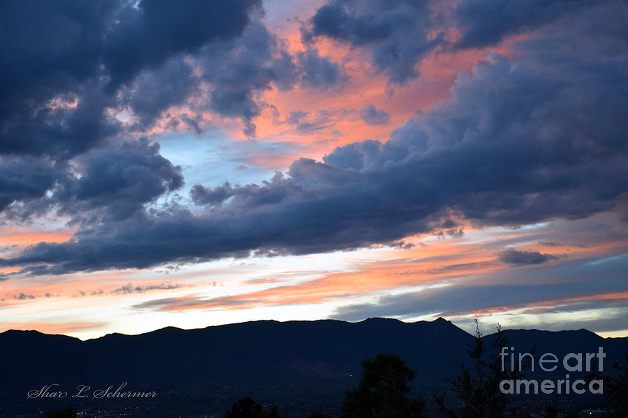 Sunset Photograph - Clouds on Fire by Shar Schermer