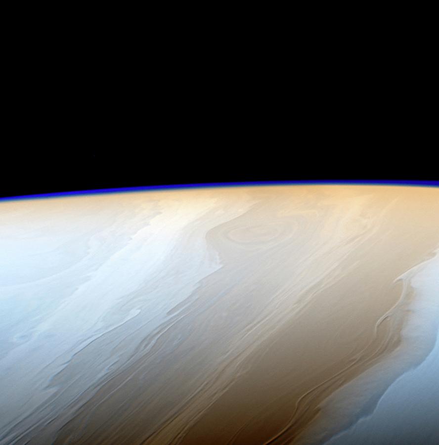 Clouds On Saturn Photograph by Nasa/jpl-caltech/space Science Institute/science Photo Library
