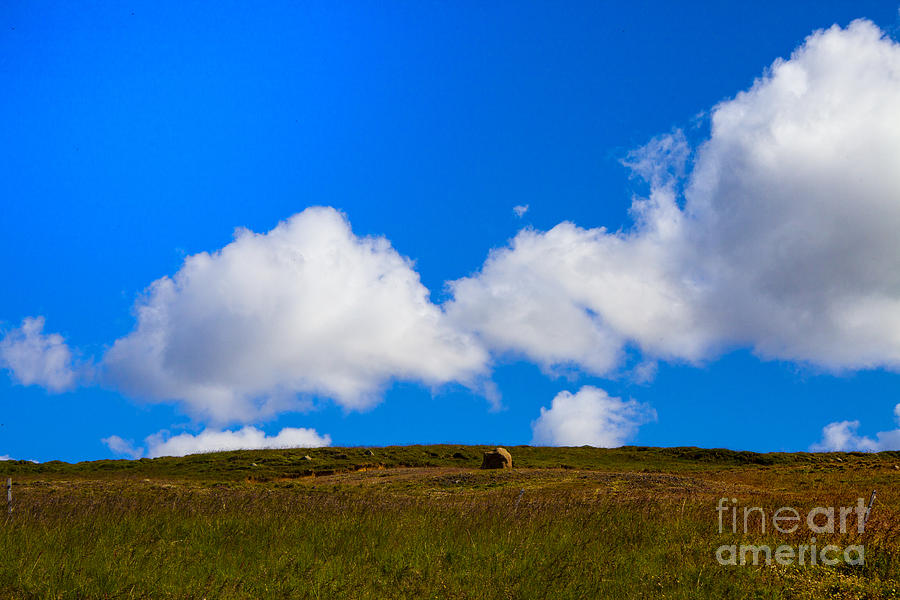 Clouds on the Hill Photograph by Rick Bragan