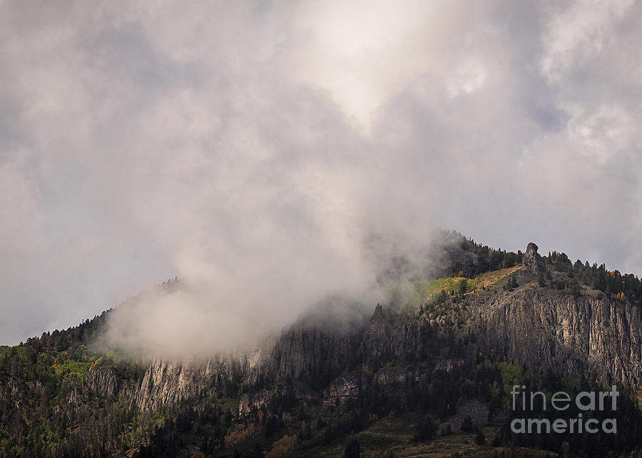 Colorado Rockies Photograph - Clouds On Wilson Peak by Janice Pariza